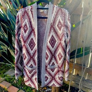 Roxy Dolce Coast Life Cardigan Oversized Soft Comfy Sweater